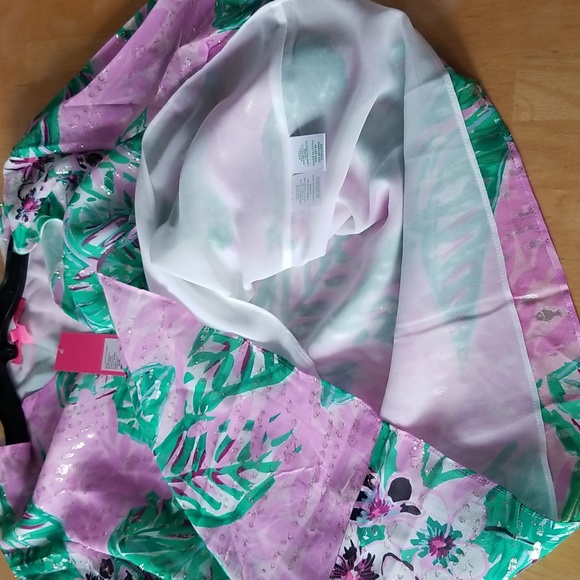 LILLY PULITZER Aaron Silk Top Blouse - Picture 11 of 11